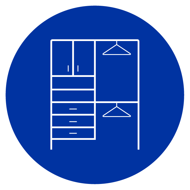 Blue Closet Icon
