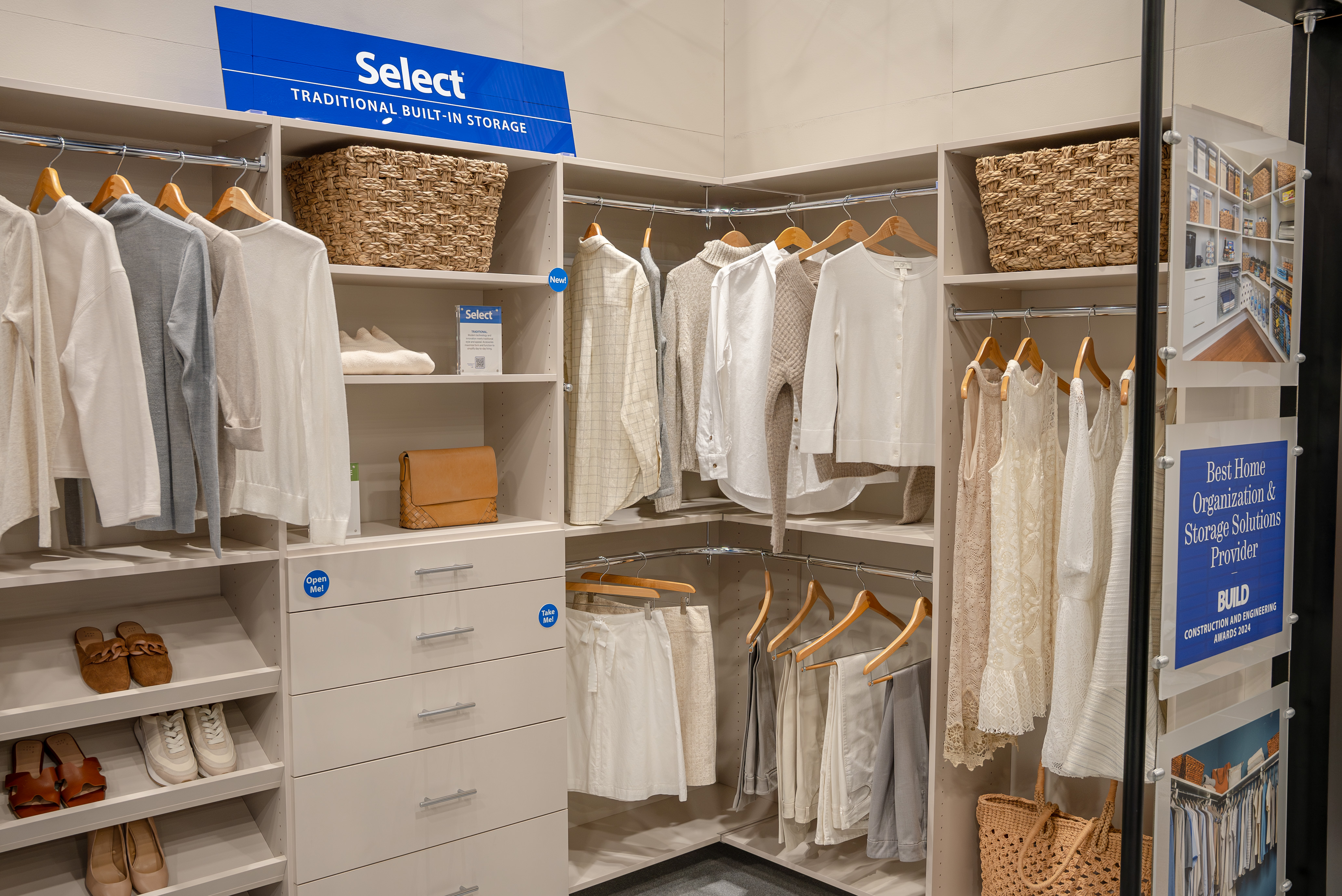 IBS 2025 Select Closet Display in Truffle