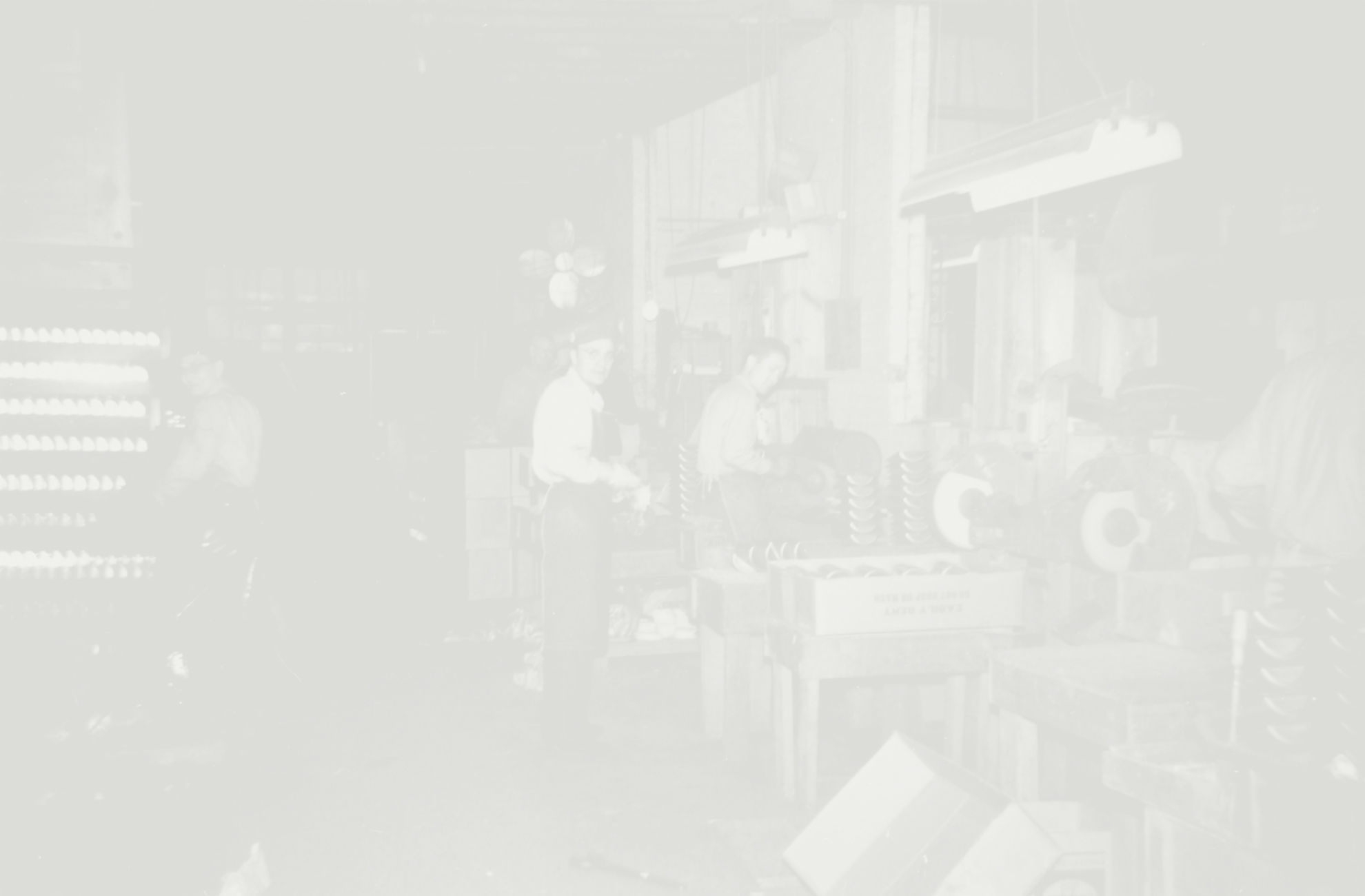 Men working in Schulte Brass Factory