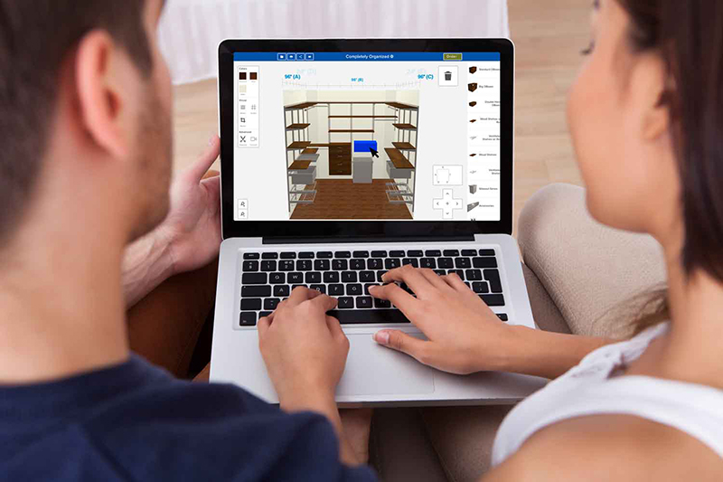 Organized Living Closet Design Tool