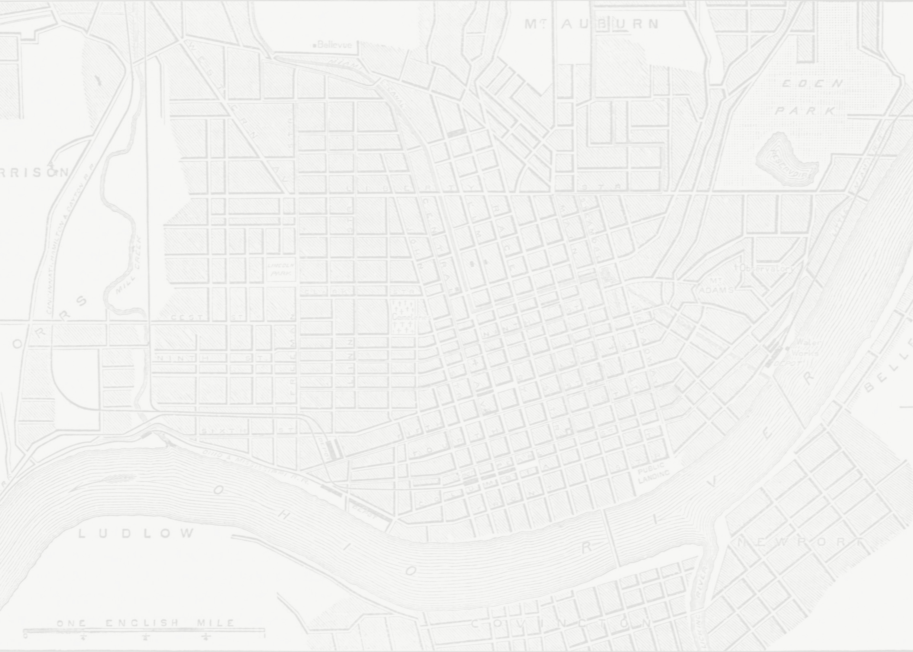 Old map of cincinnati,ohio Old map of cincinnati,ohio