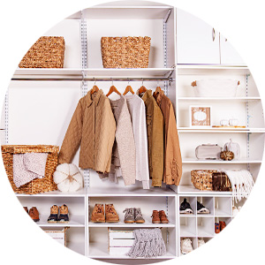 Mudroom closet, freedomRail, in White