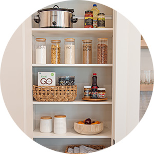 Pantry closet, Select, in White