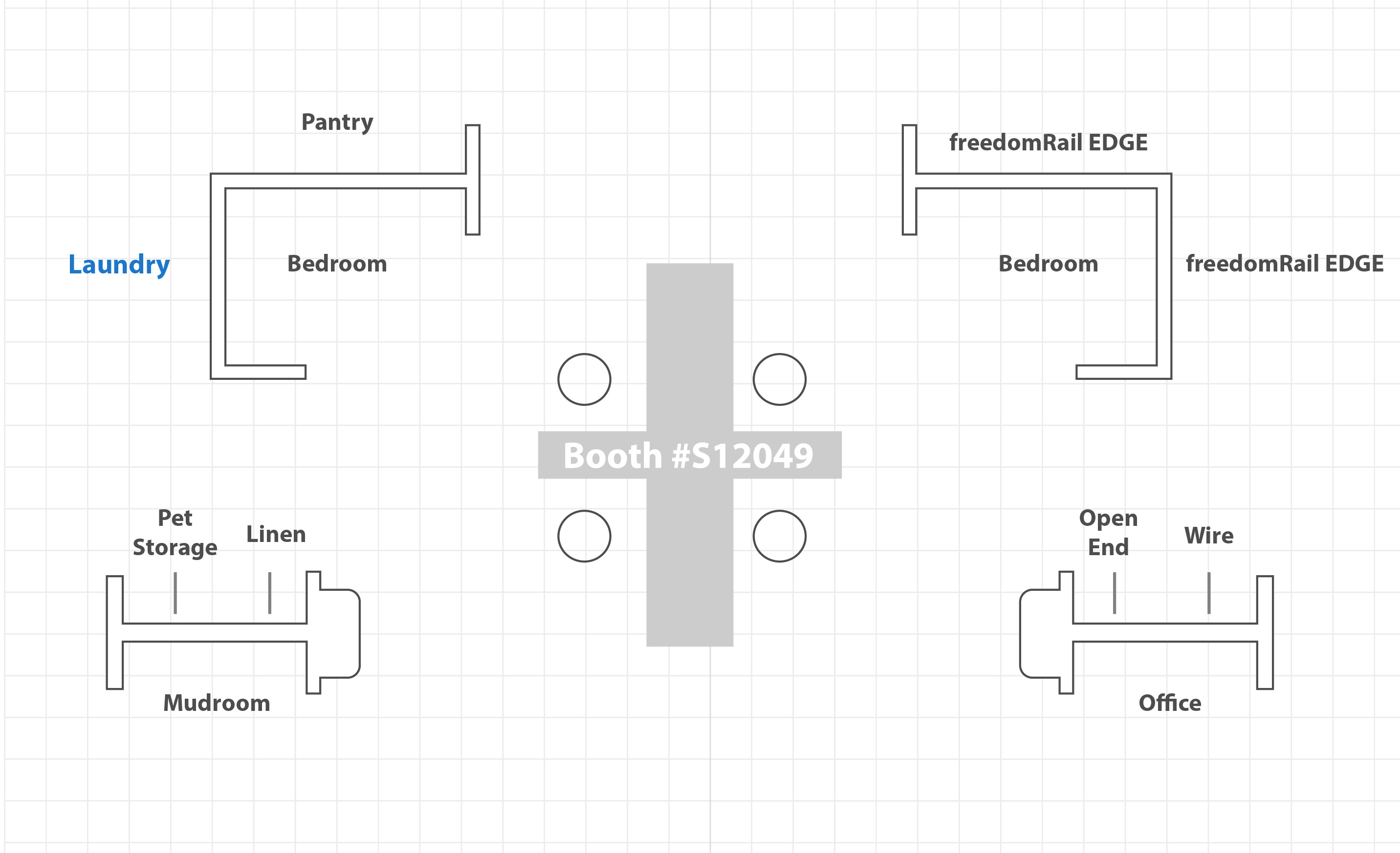 IBS 2026 Booth Floorplan for Organized Living