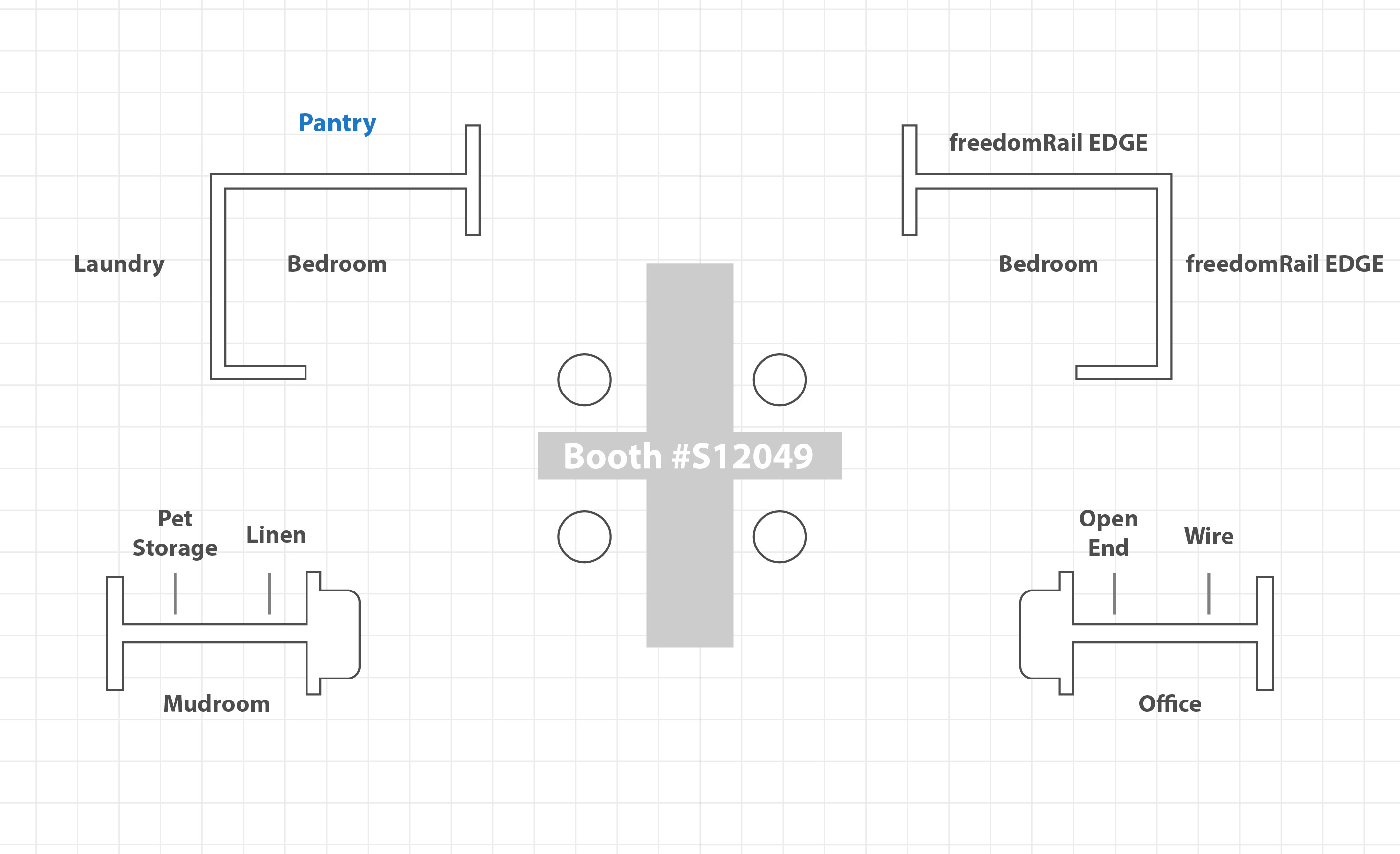 IBS 2026 Booth Floorplan for Organized Living