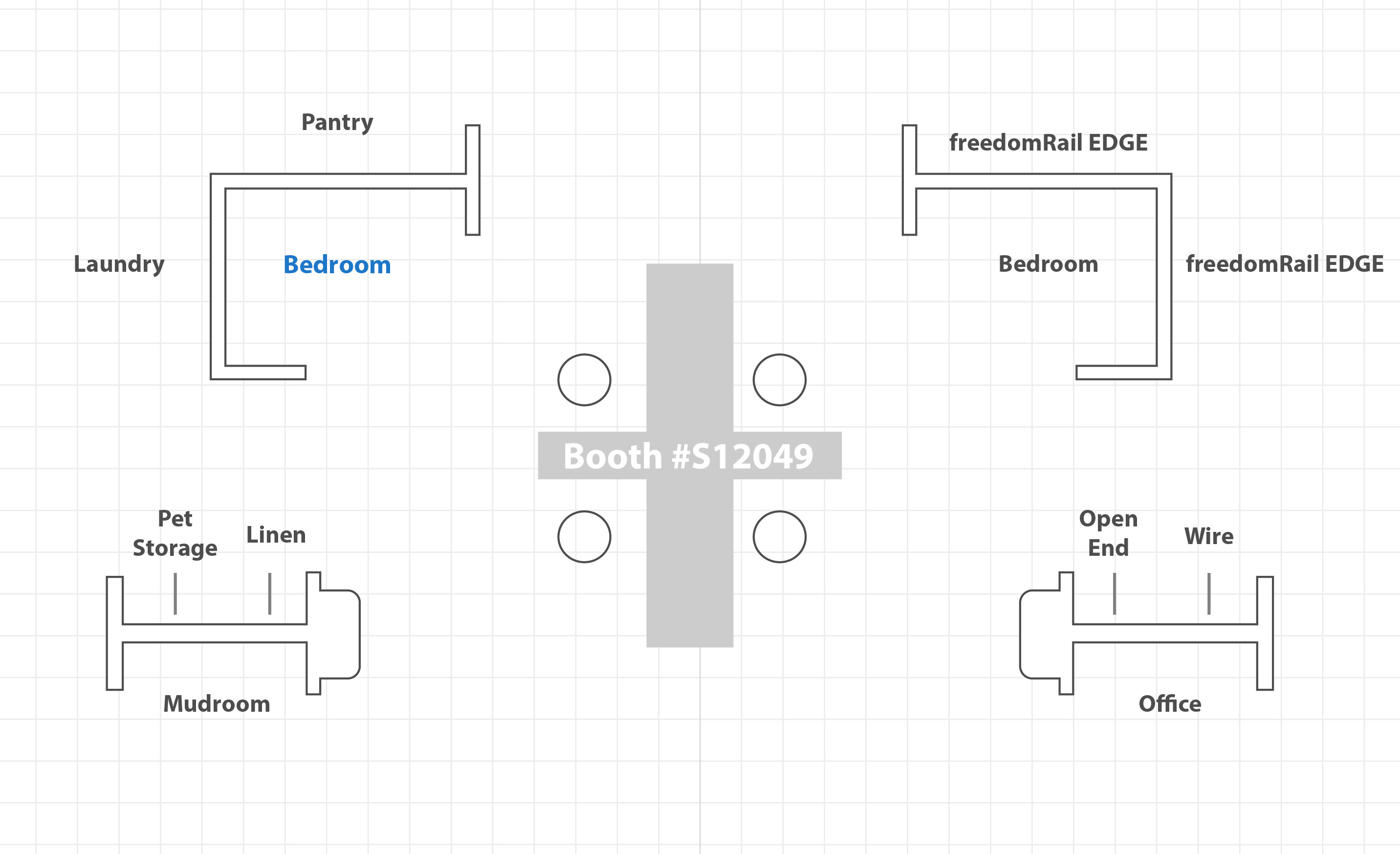 IBS 2026 Booth Floorplan for Organized Living
