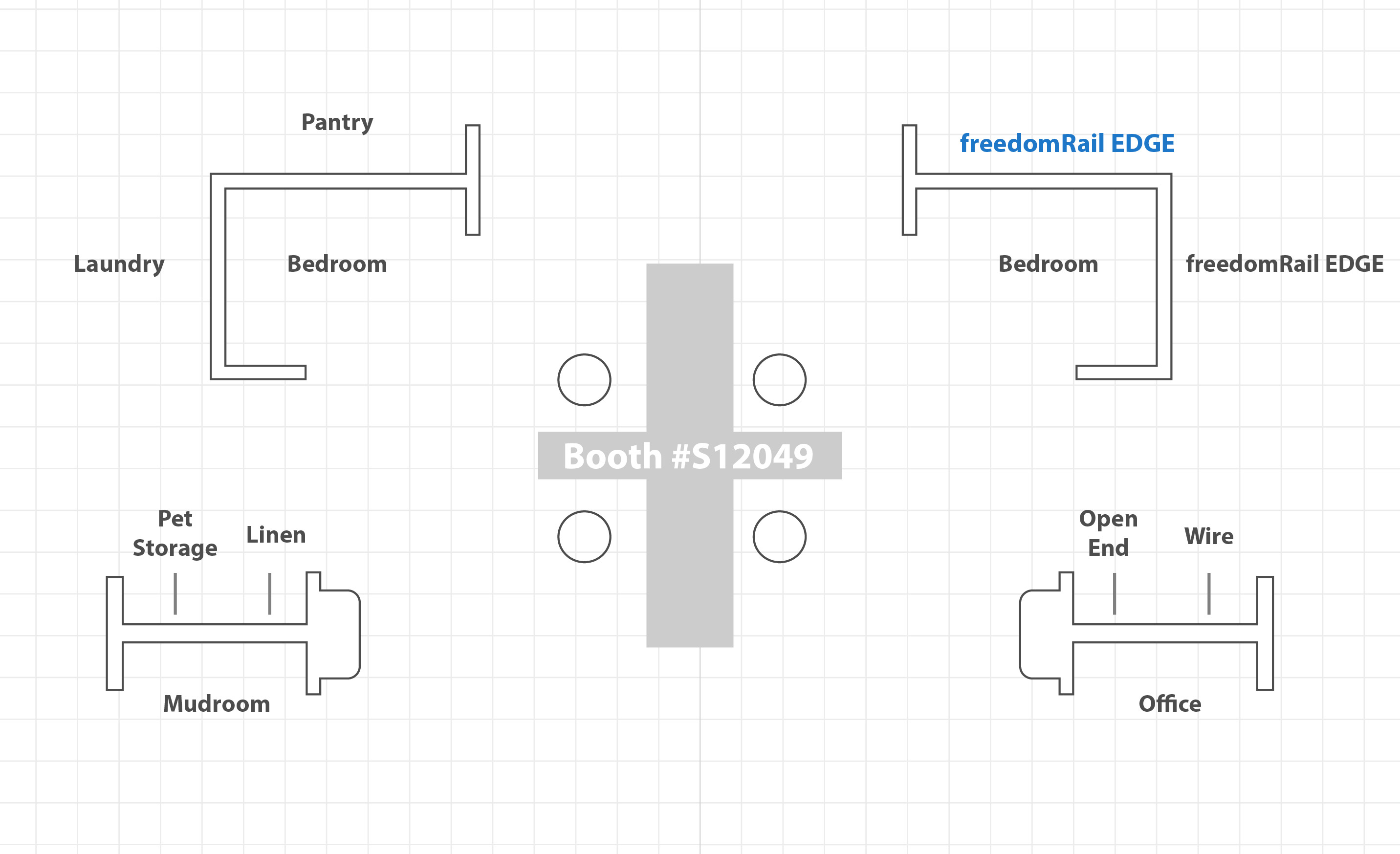 IBS 2026 Booth Floorplan for Organized Living