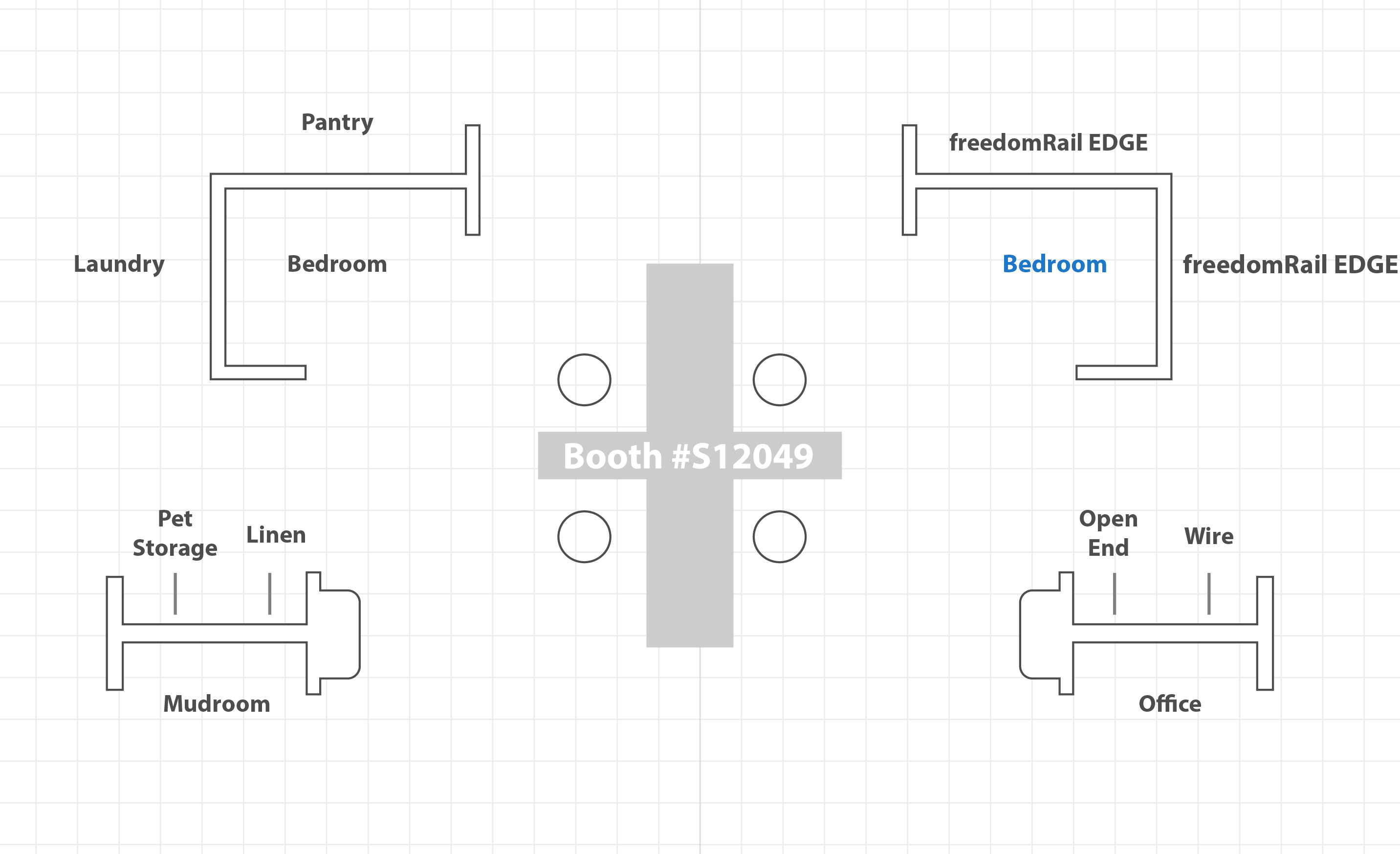 IBS 2026 Booth Floorplan for Organized Living