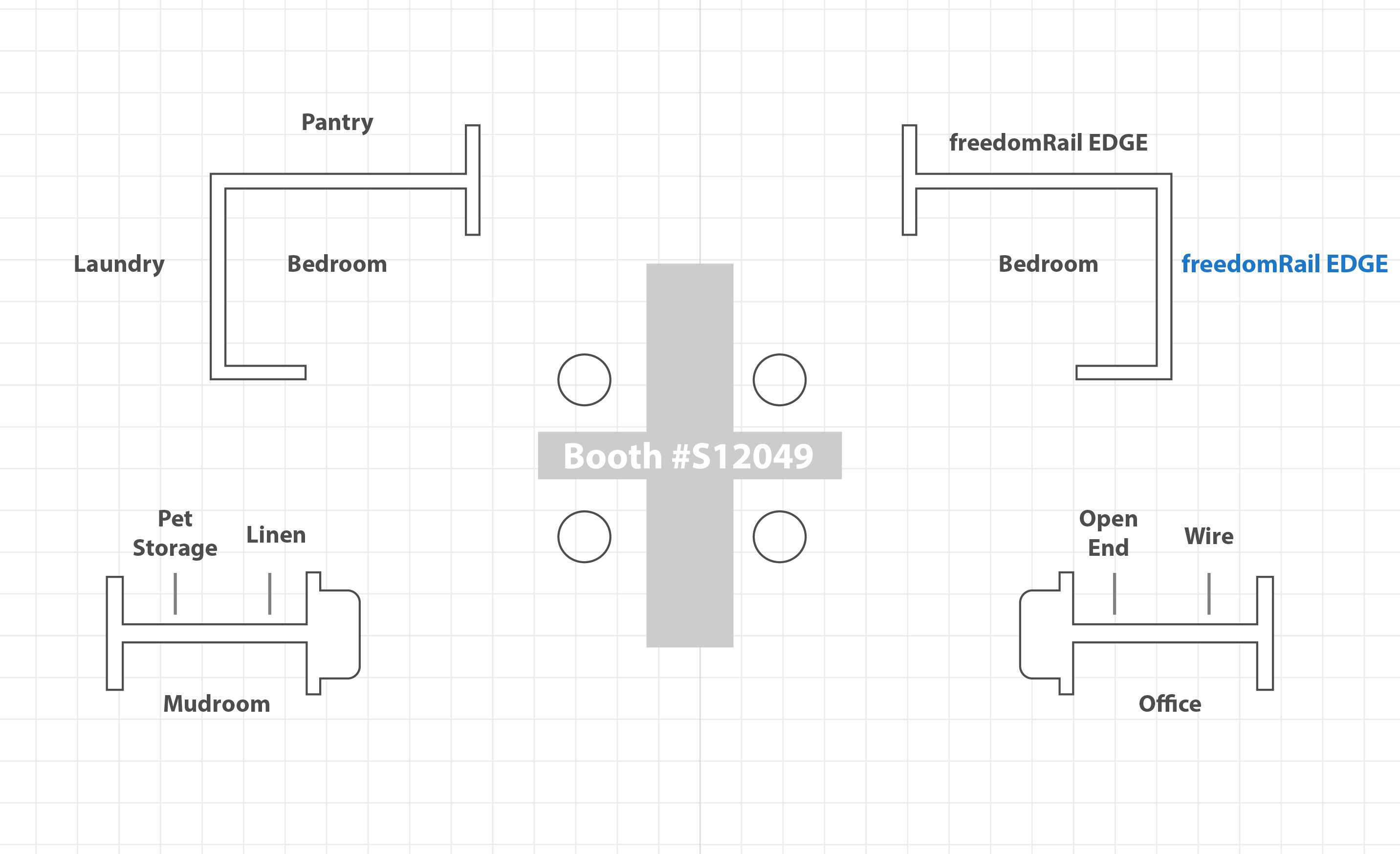 IBS 2026 Booth Floorplan for Organized Living