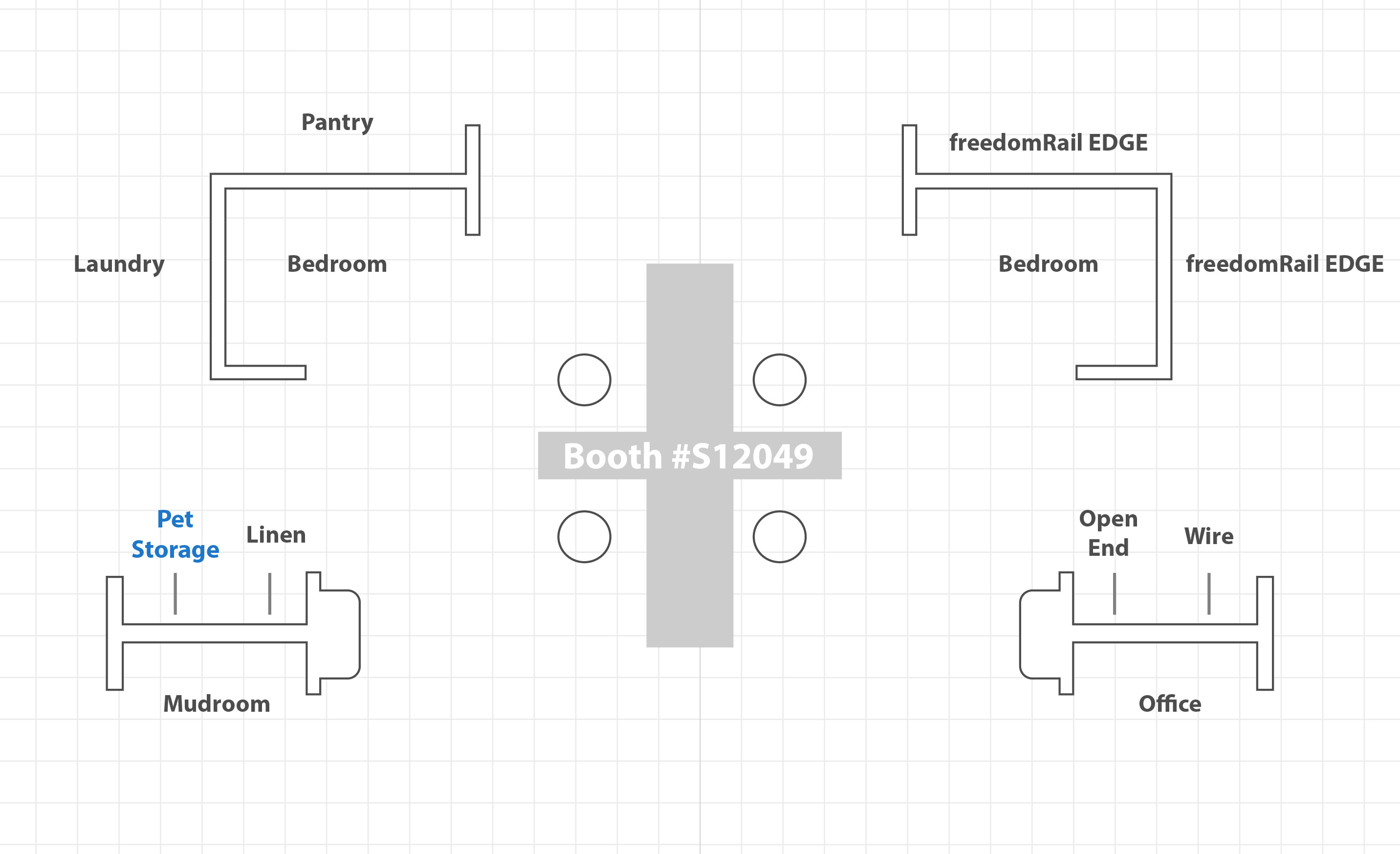 IBS 2026 Booth Floorplan for Organized Living