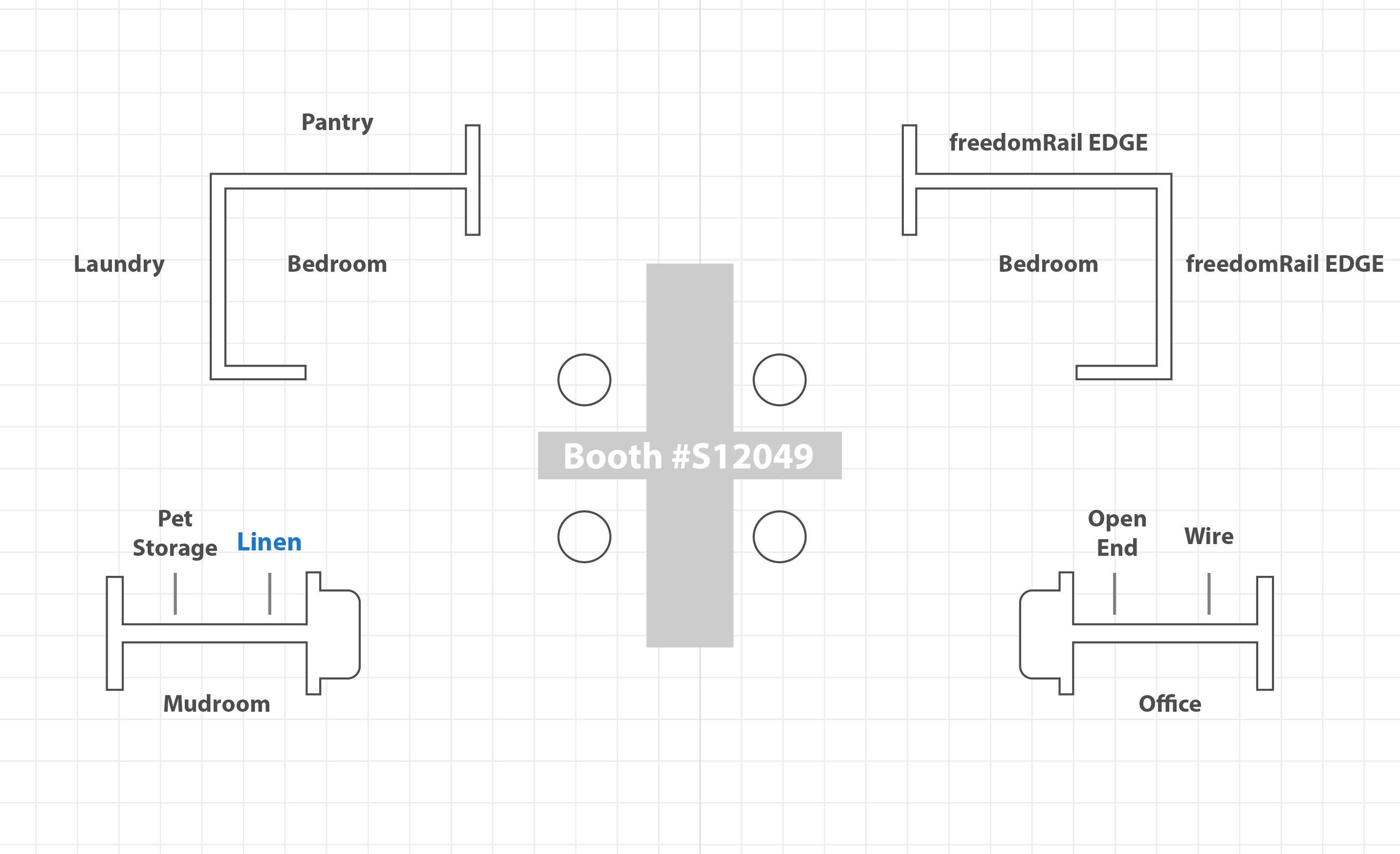 IBS 2026 Booth Floorplan for Organized Living