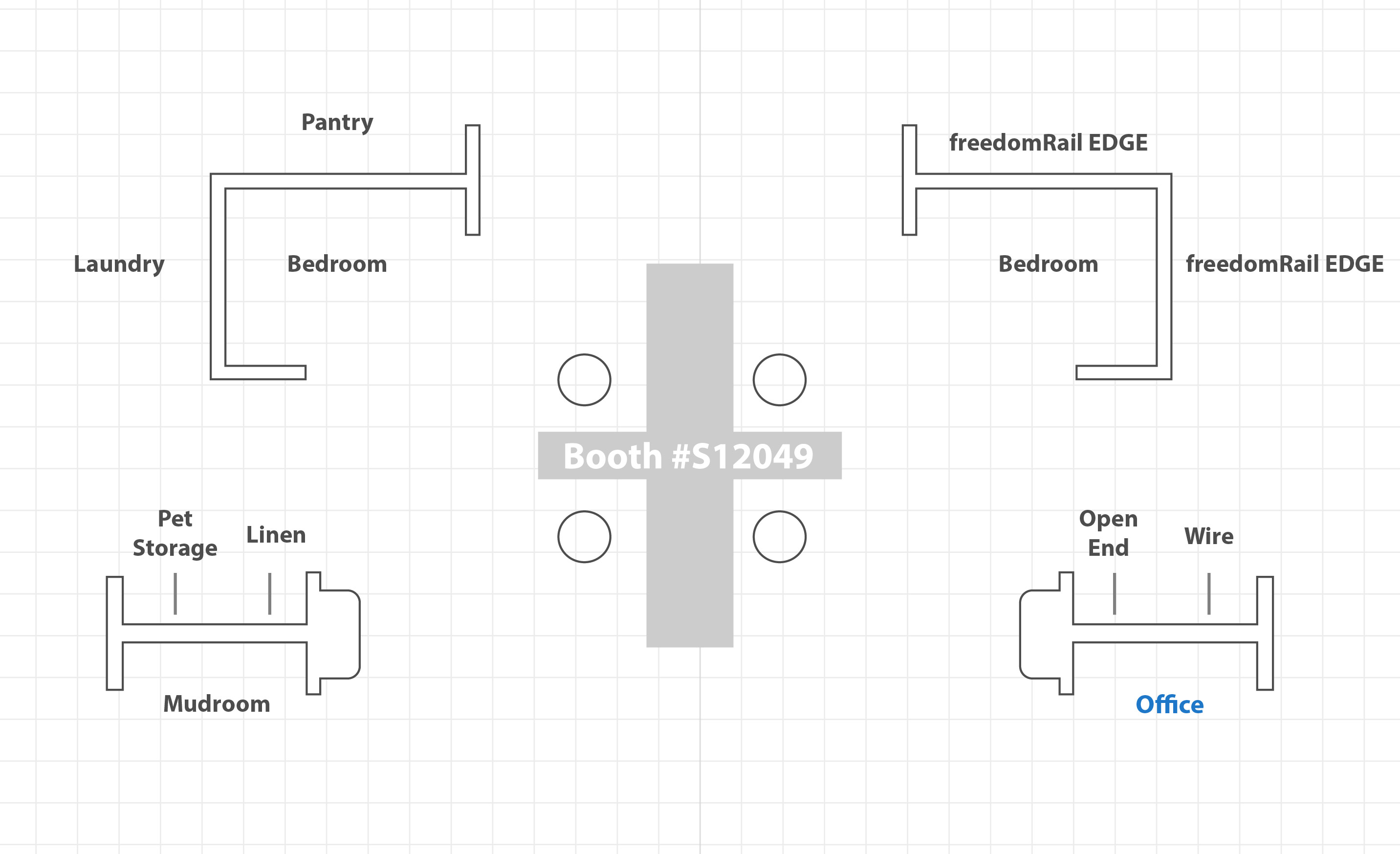 IBS 2026 Booth Floorplan for Organized Living