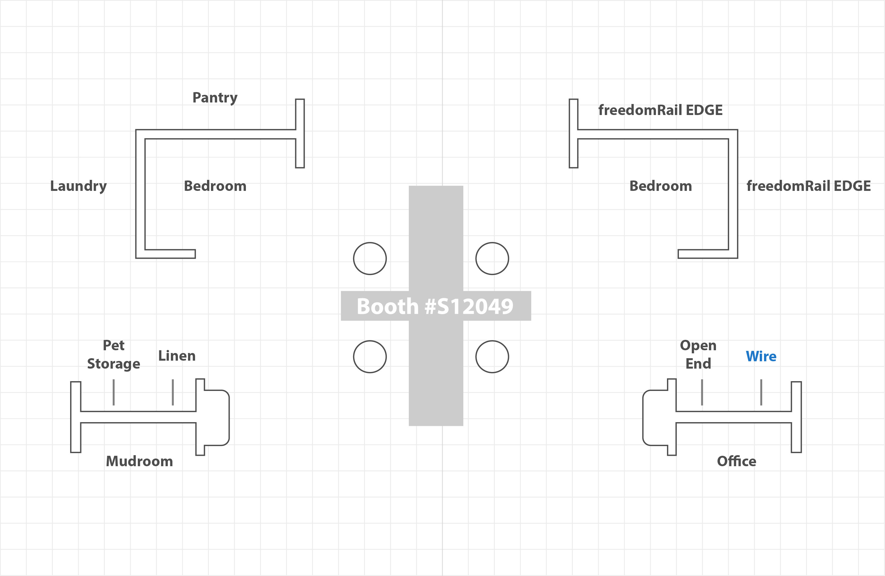 IBS 2026 Booth Floorplan for Organized Living