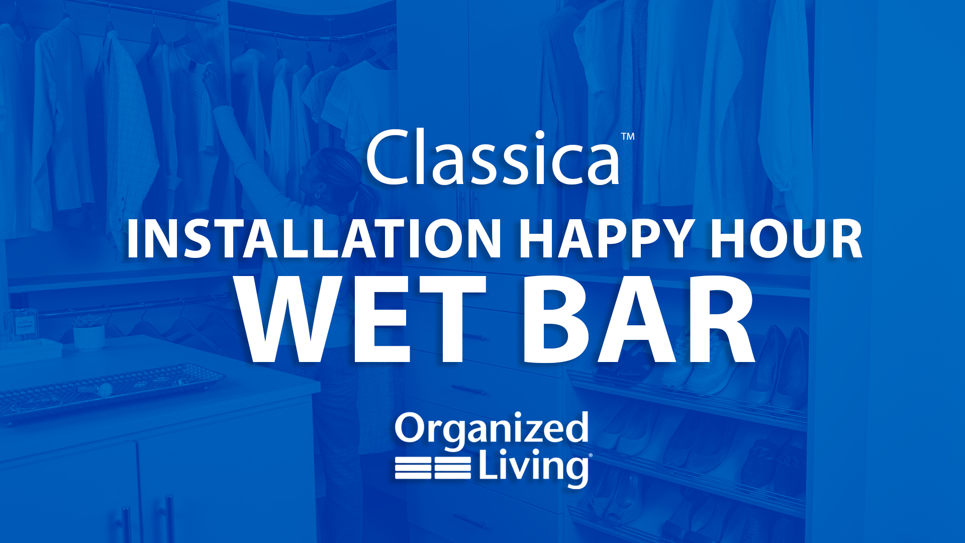 Classica: Installation Happy Hour Wet Bar. Clicking image takes you to installation video.