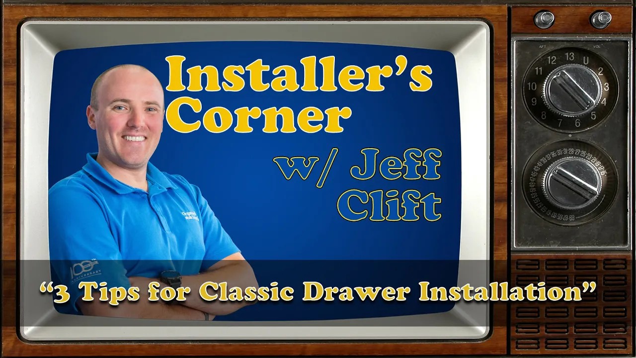 3 Tips for Classica Drawer Installation. Clicking this video takes you to Youtube.
