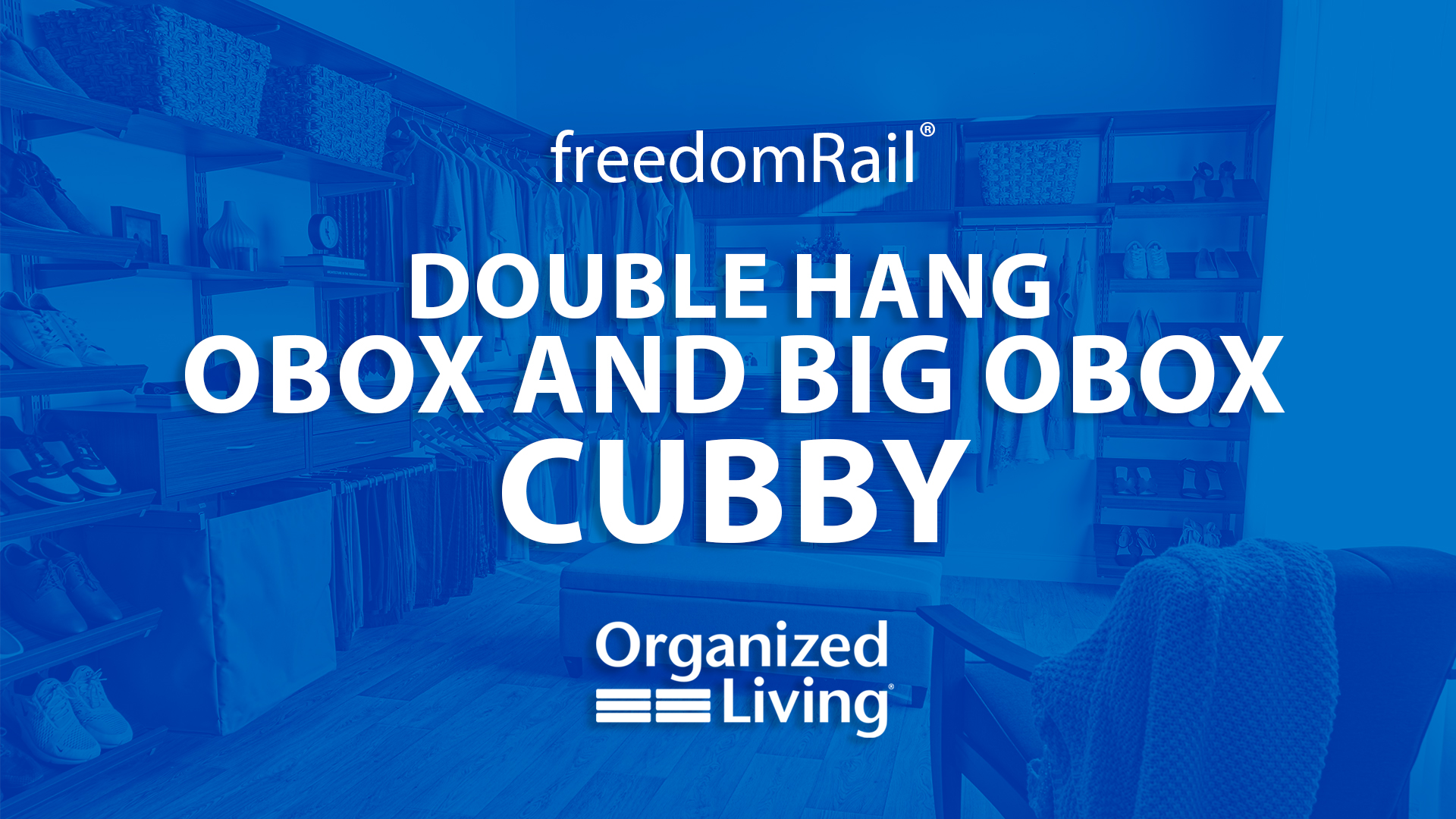 freedomRail Installation: Double OBox and Bid OBox Cubby. Clicking this image takes you to the YouTube video on Double Box and Bid OBox Cubby.
