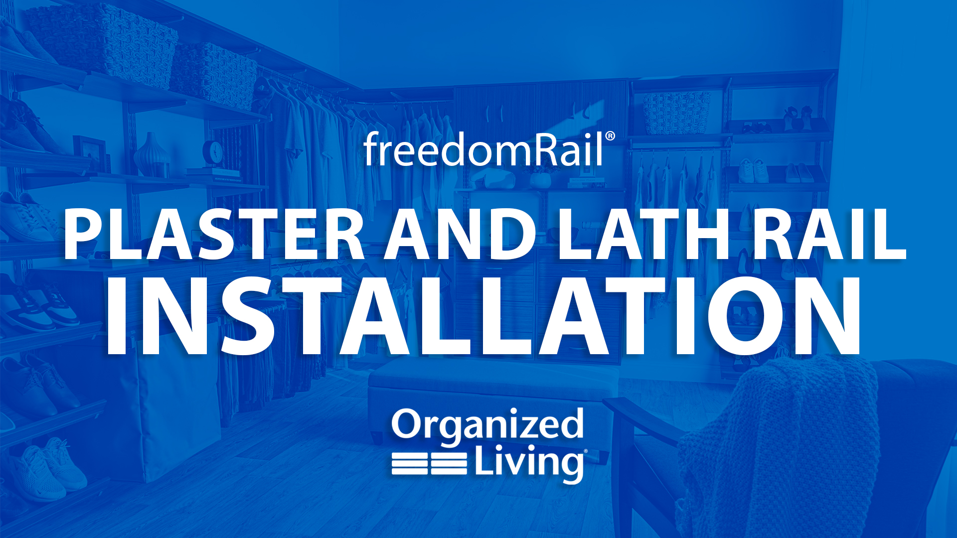 freedomRail Installation: Plaster & Lath Installation. Clicking this image will take you to Plaster & Lath with freedomRail.