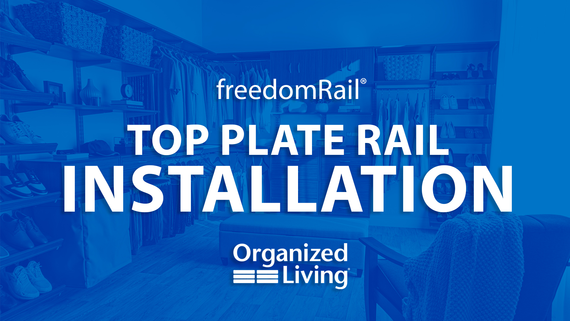 freedomRail Installation: Top Plate Rail Installation. Clicking this image will take you to Top Plate Rail Installation.