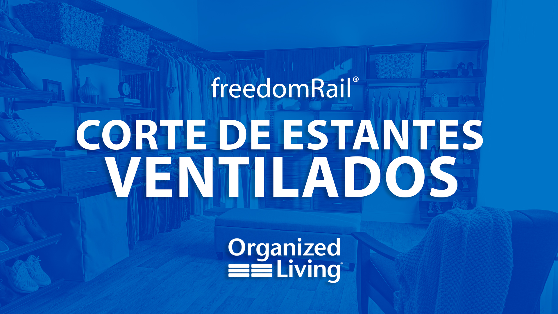Corte de estantes ventilados. Hacer clic en este enlace te llevará a un video.
