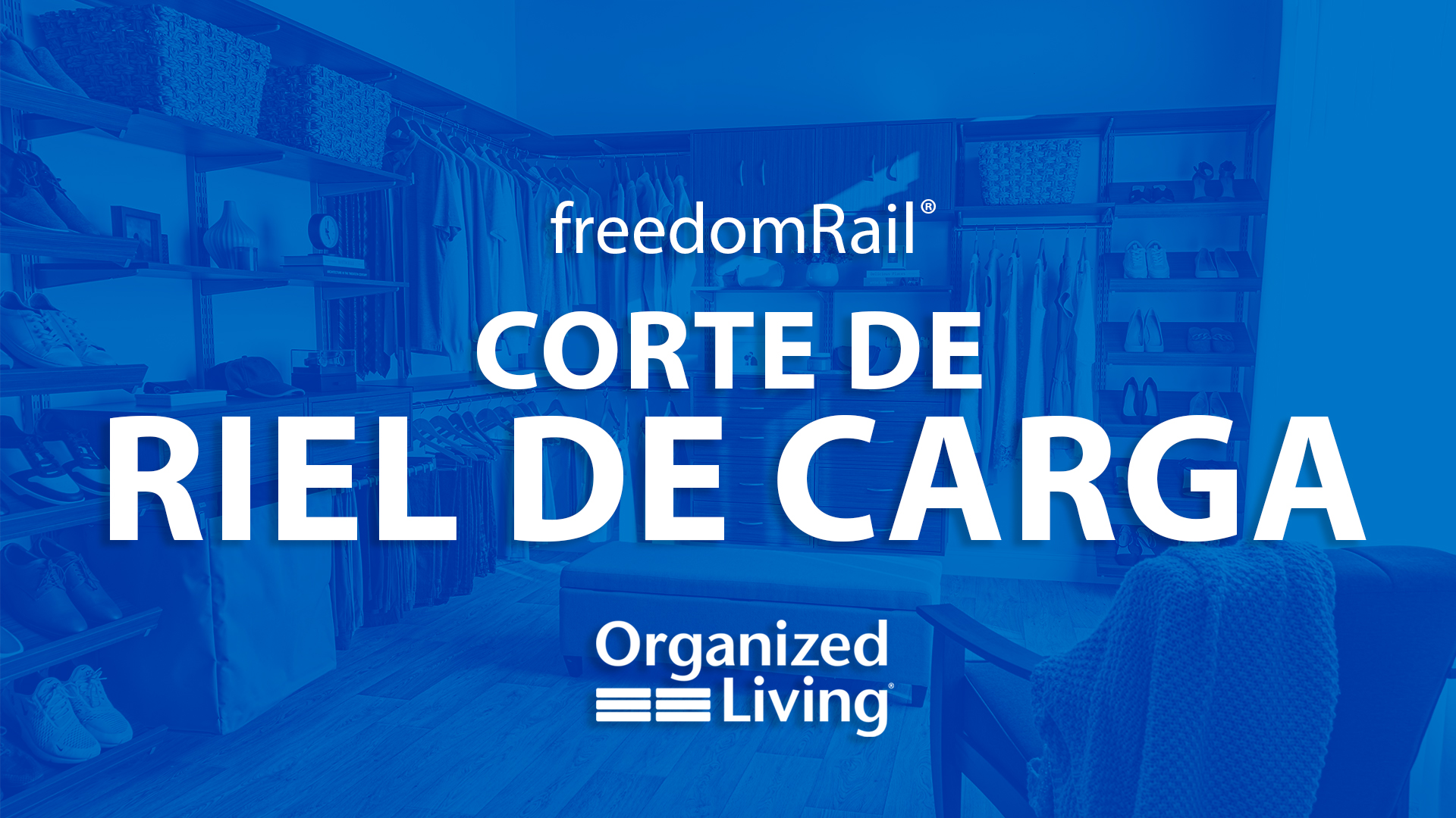 Corte de riel de carga. Hacer clic en este enlace te llevará a un video.