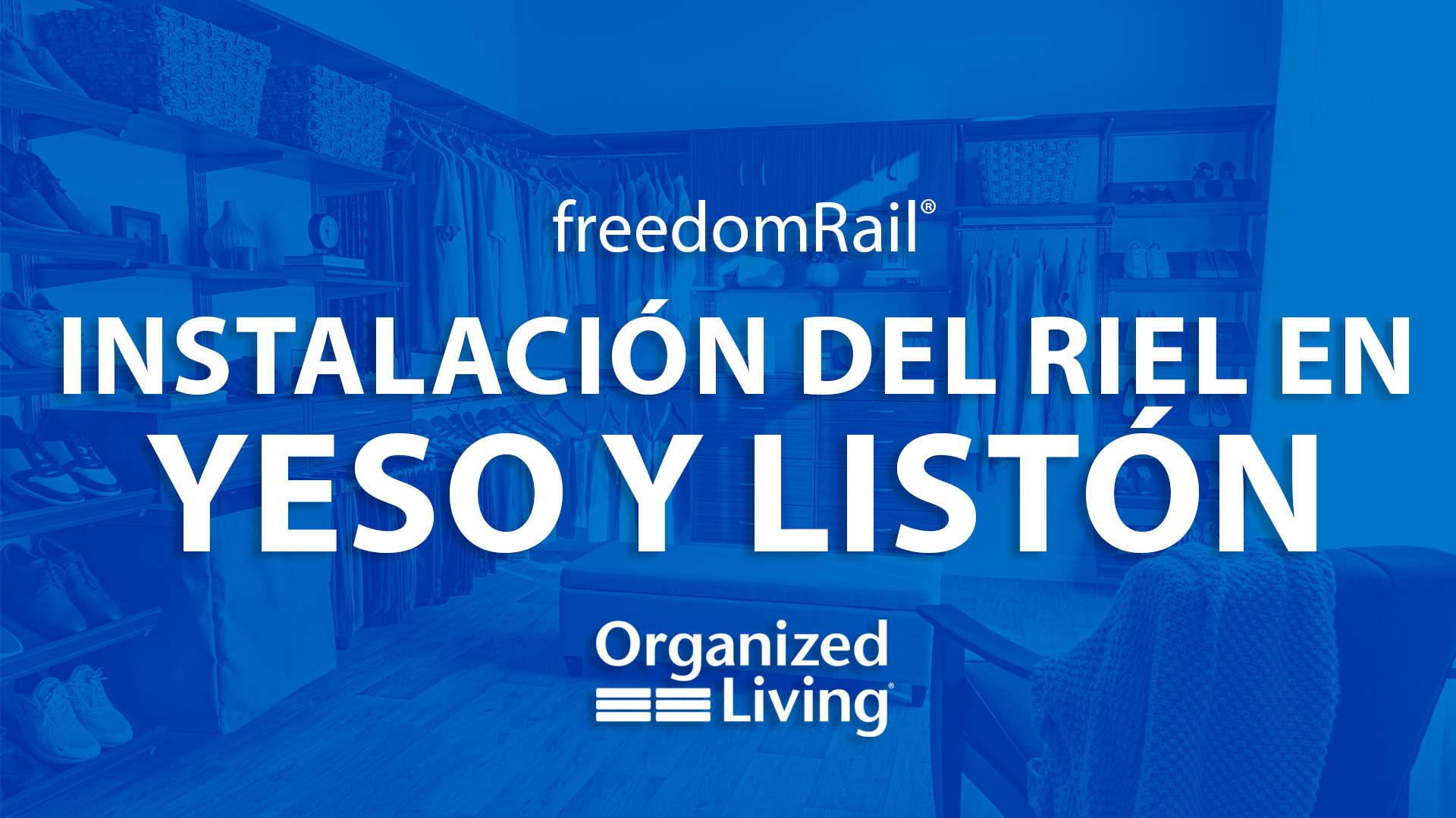 Instalacion de riel en yeso y liston. Hacer clic en este enlace te llevará a un video.