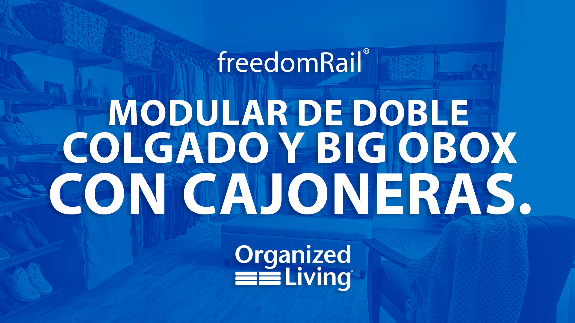 Modular de deoble colgado y big obox con cajoneras. Hacer clic en este enlace te llevará a un video.
