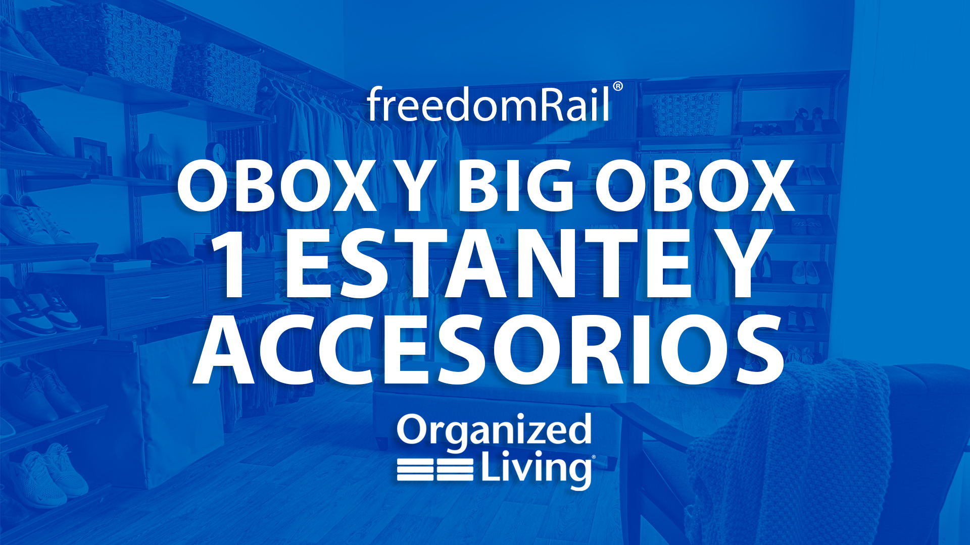 Obox y Big Obox 1 estante y accesorios. Hacer clic en este enlace te llevará a un video.