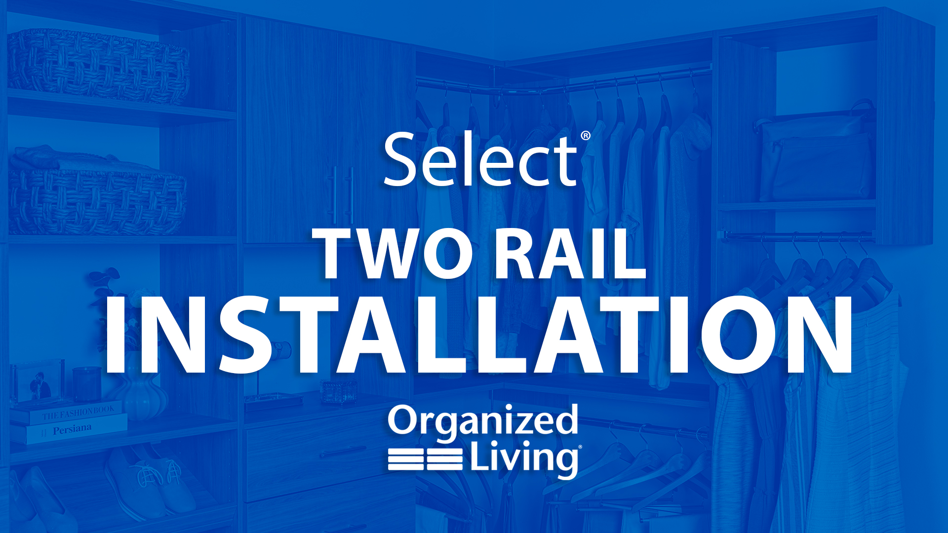 Select Two Rail Installation. Clicking this image takes you to the Select Easy Two Rail Installation Video.