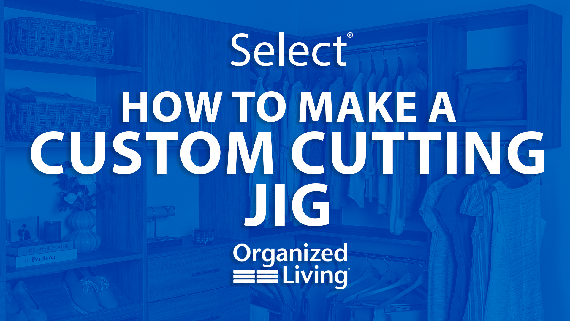 How to Make a Custom Cutting Jig. Clicking this image takes you to the Custom Cutting Jig Video.