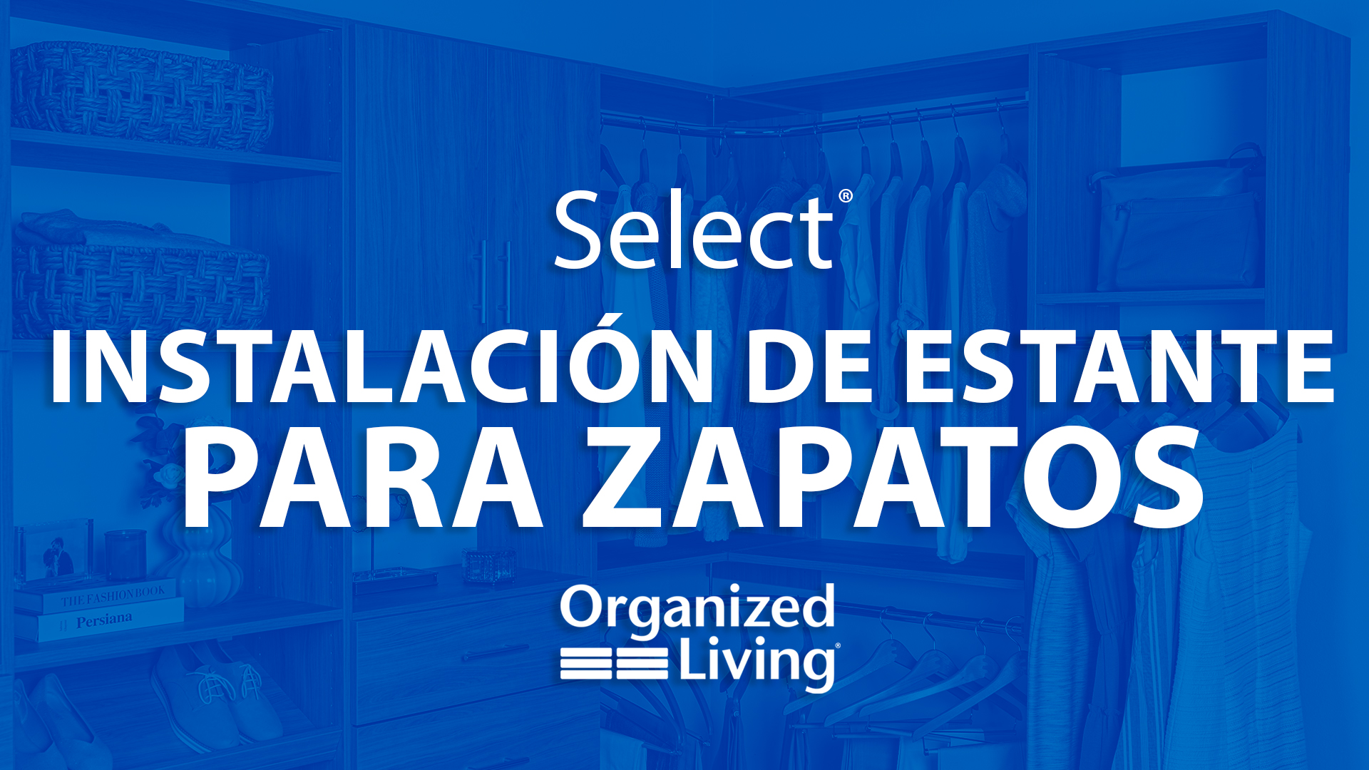 Instalacion de estante para zapatos. Hacer clic en este enlace te llevará a un video.