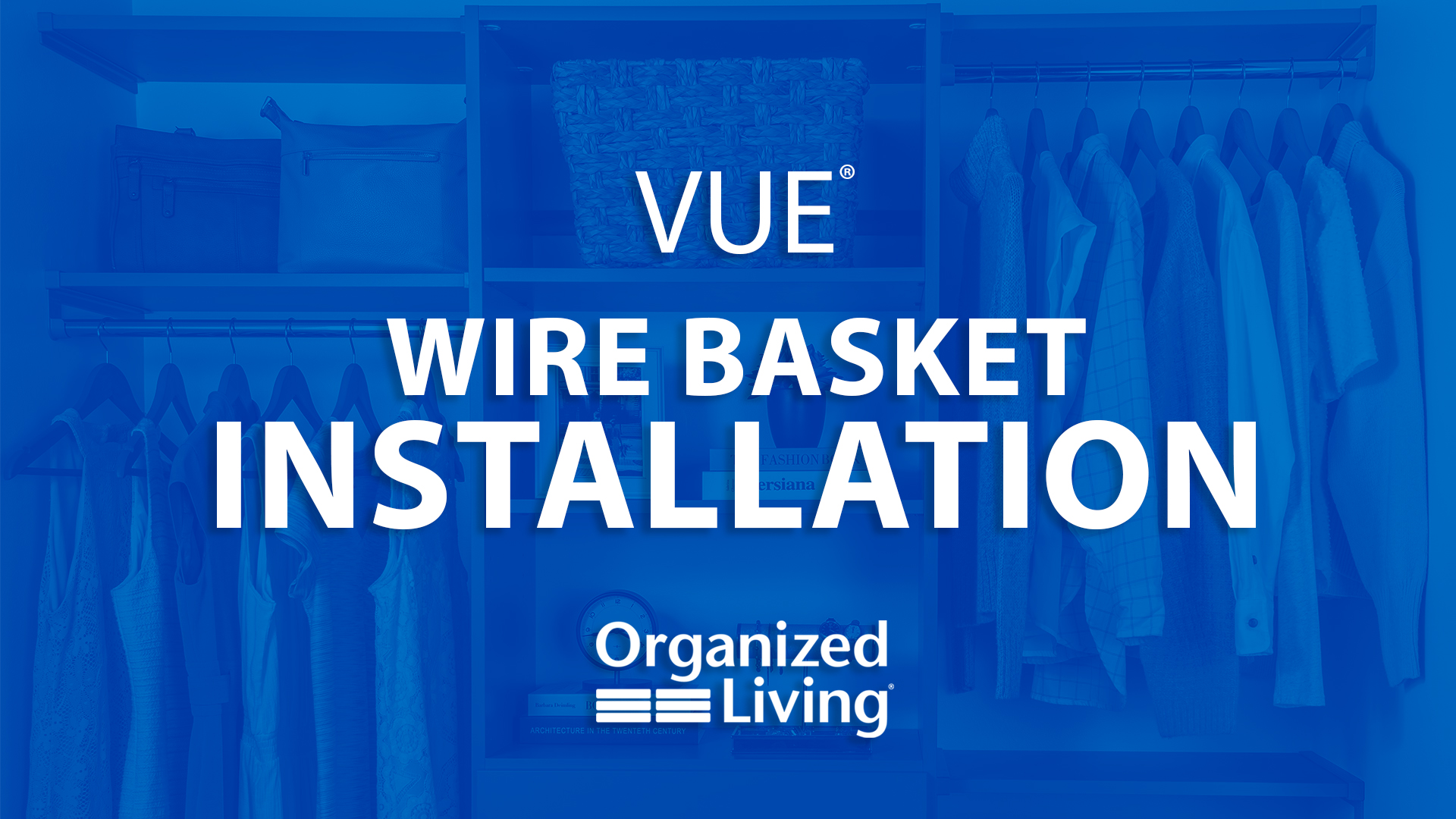 VUE Wire Basket Installation. Clicking this image takes you to the Wire Basket Installation video on YouTube.