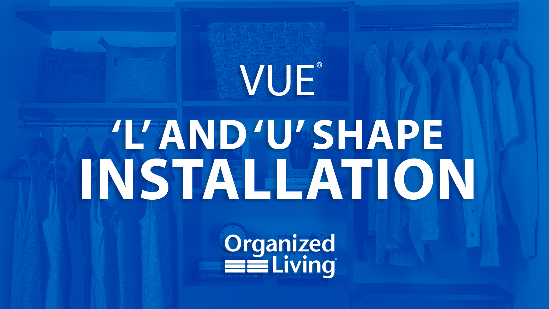 VUE L & U Shape Installation. Clicking this image takes you to the L & U Shape Installation video on YouTube.