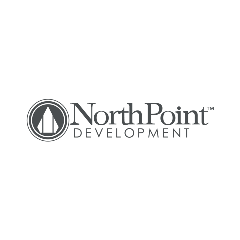 North Point Development Logo in gray.