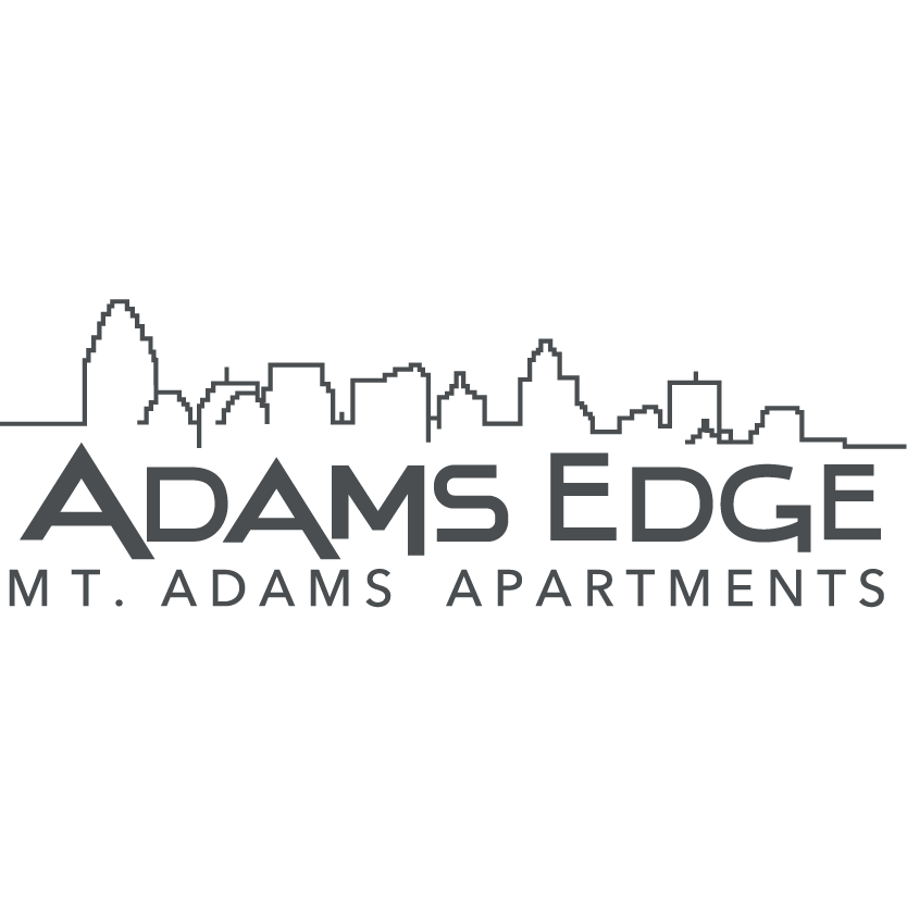 Adams Edge Apartment Logo in gray.