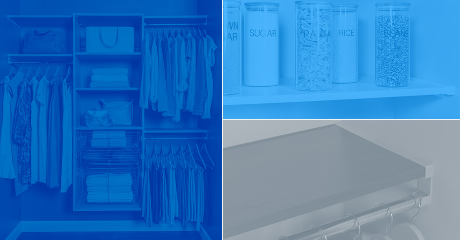 VUE | Wood Shelving for Closets | Organized Living