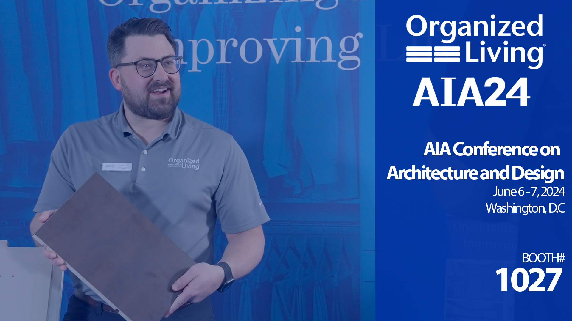 AIA Invite Video Thumbail with show information.