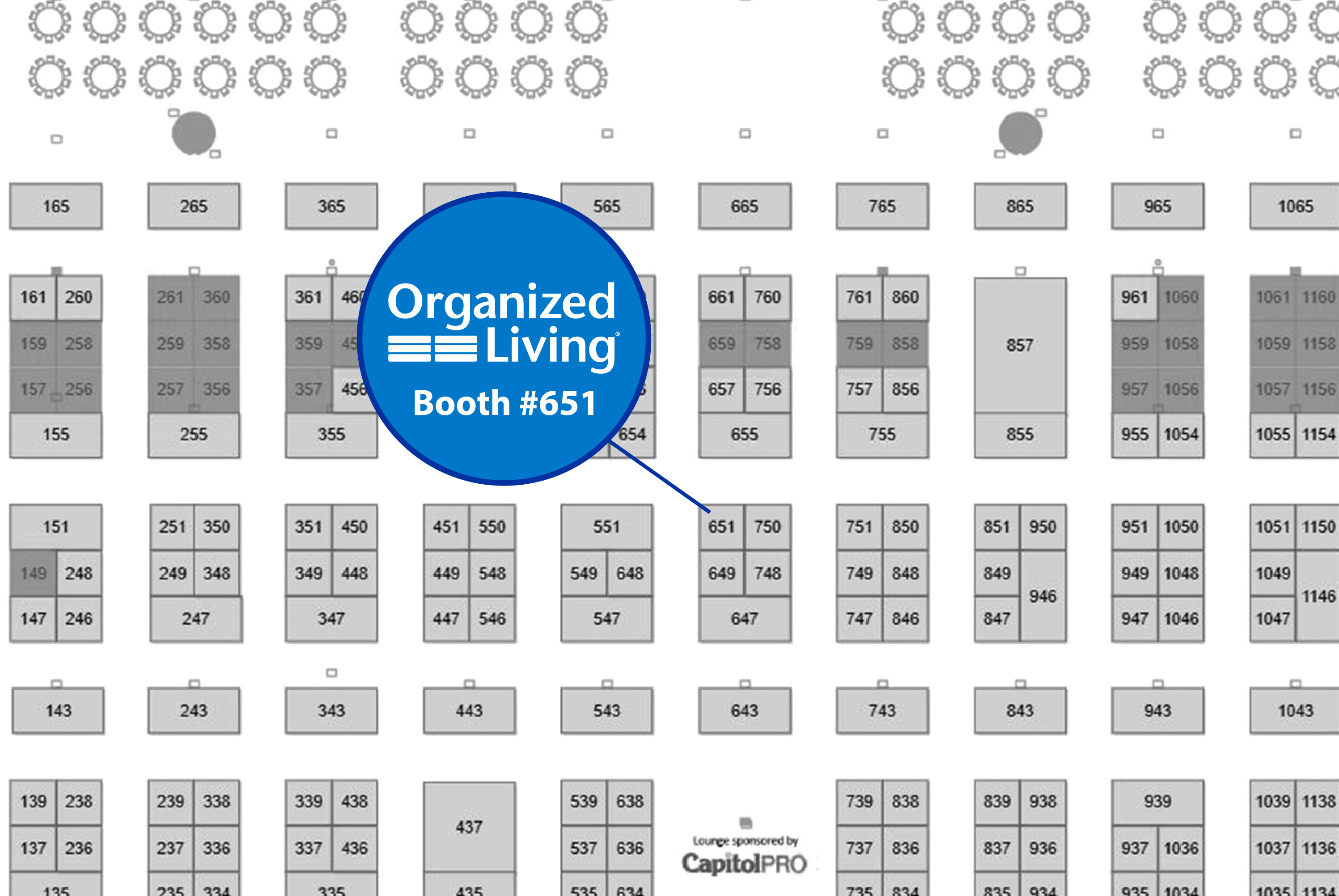Booth Location SEBC 2026 #651
